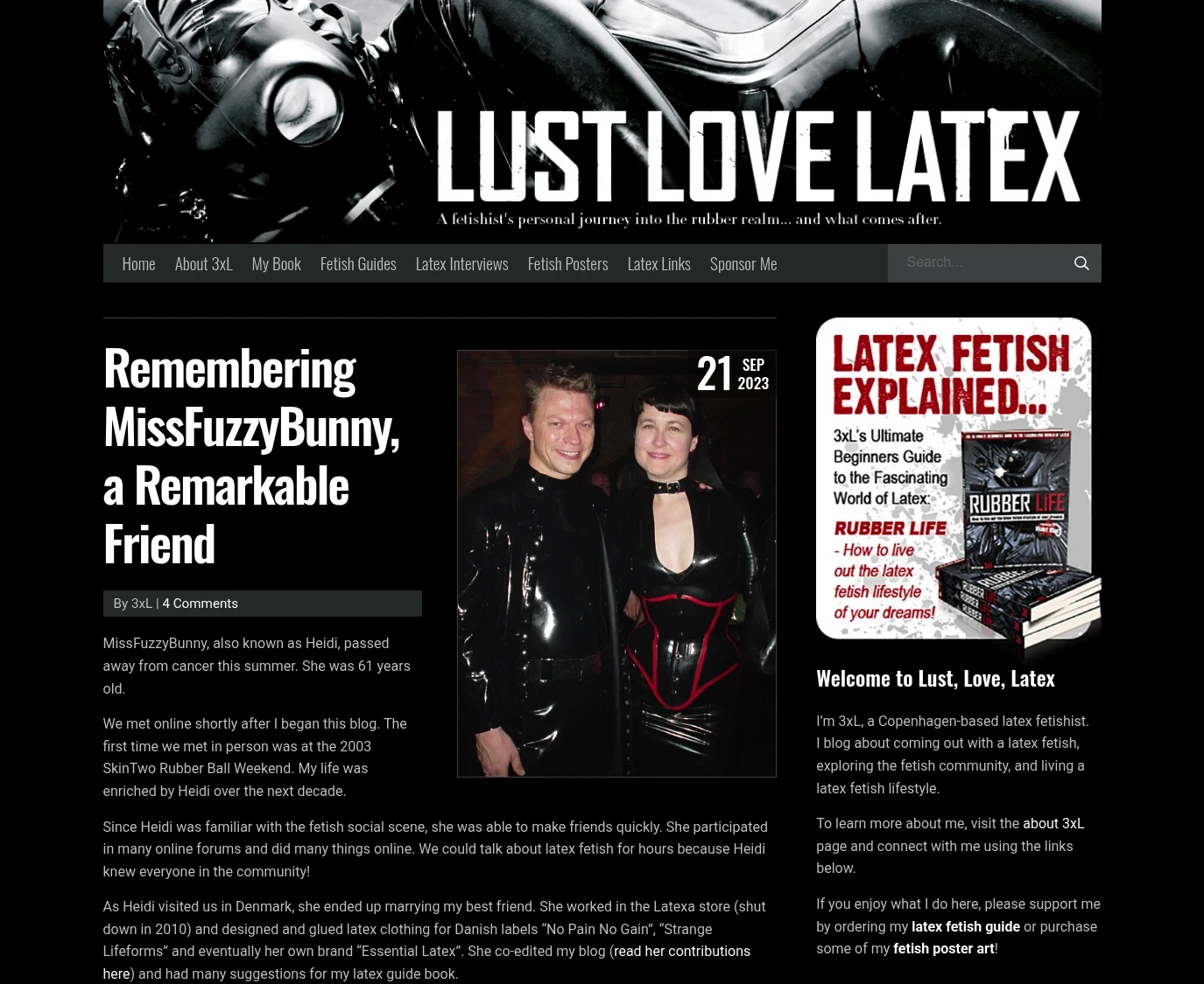 Screenshot from lustlovelatex.com for review purposes Review screenshot lustlovelatex.com