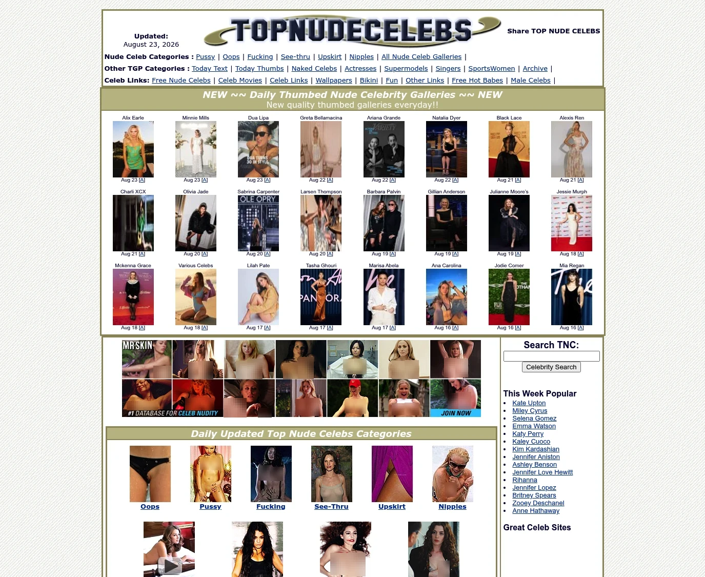 Top Nude Celebs
