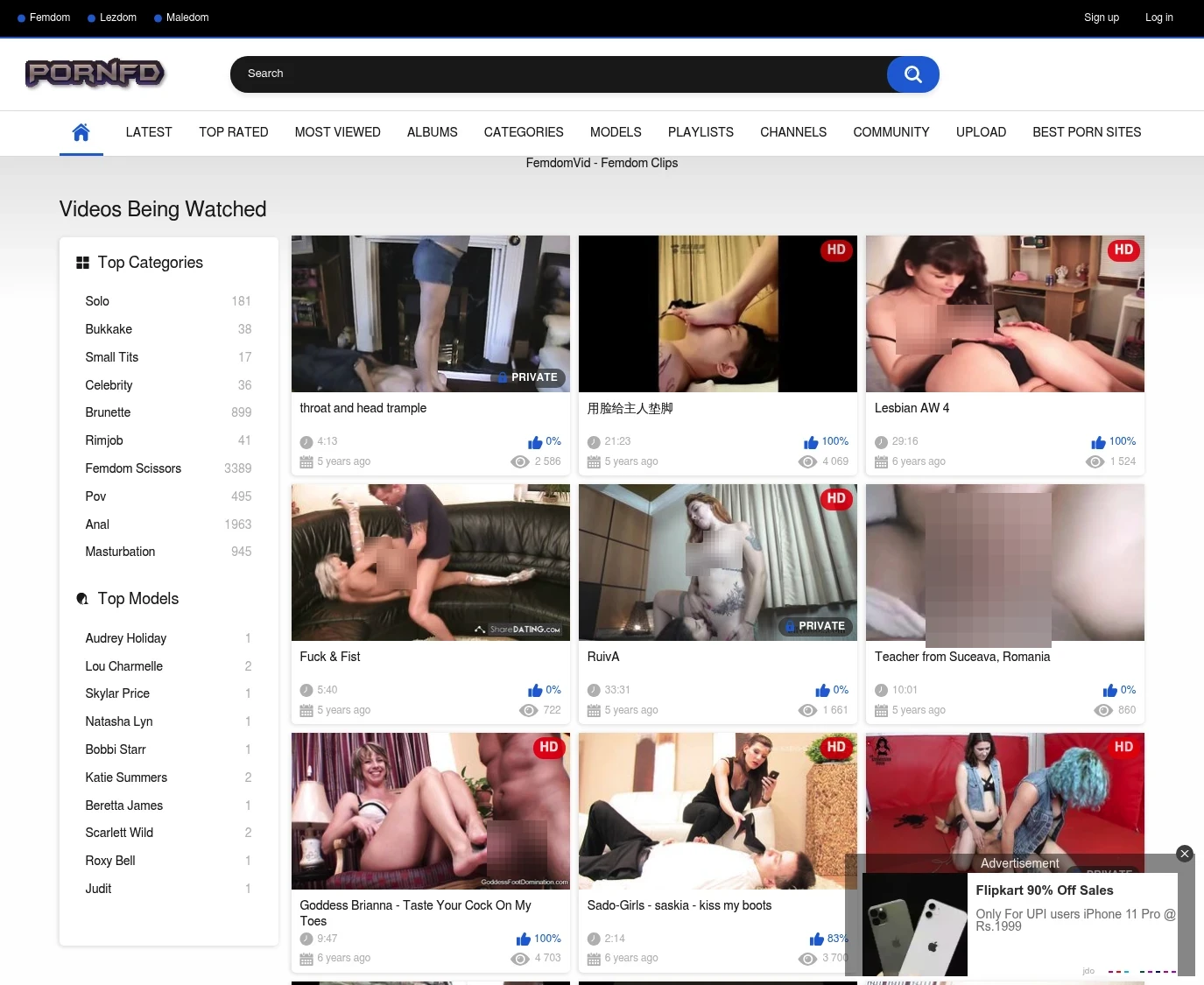 Screenshot from Pornfd.com for review purposes Review screenshot Pornfd.com