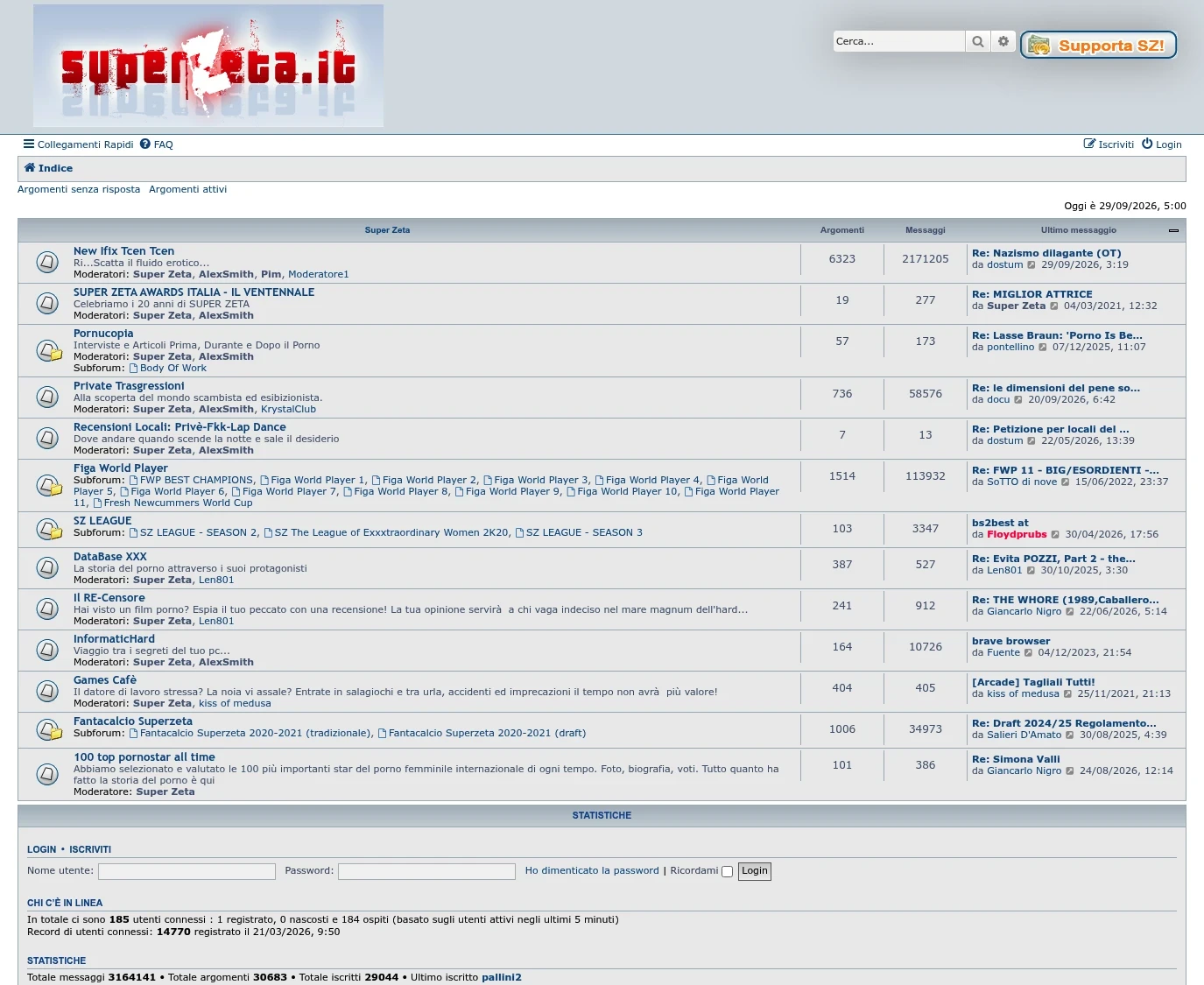 Screenshot from Superzeta.it for review purposes Review screenshot Superzeta.it