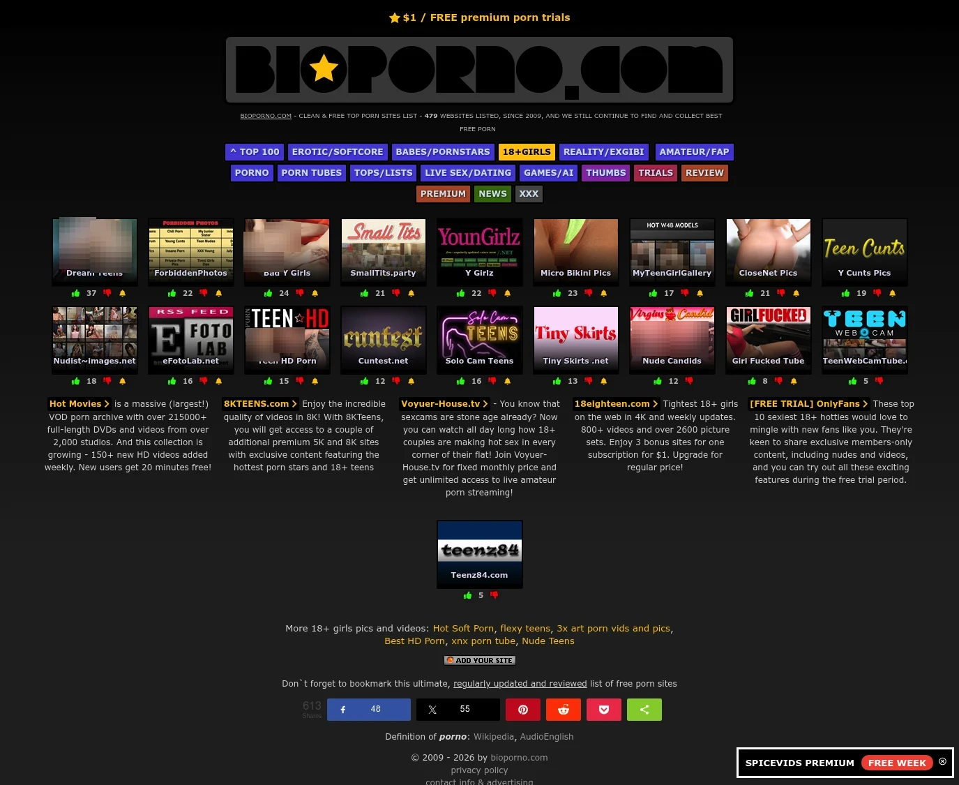 Review screenshot Bioporno.com