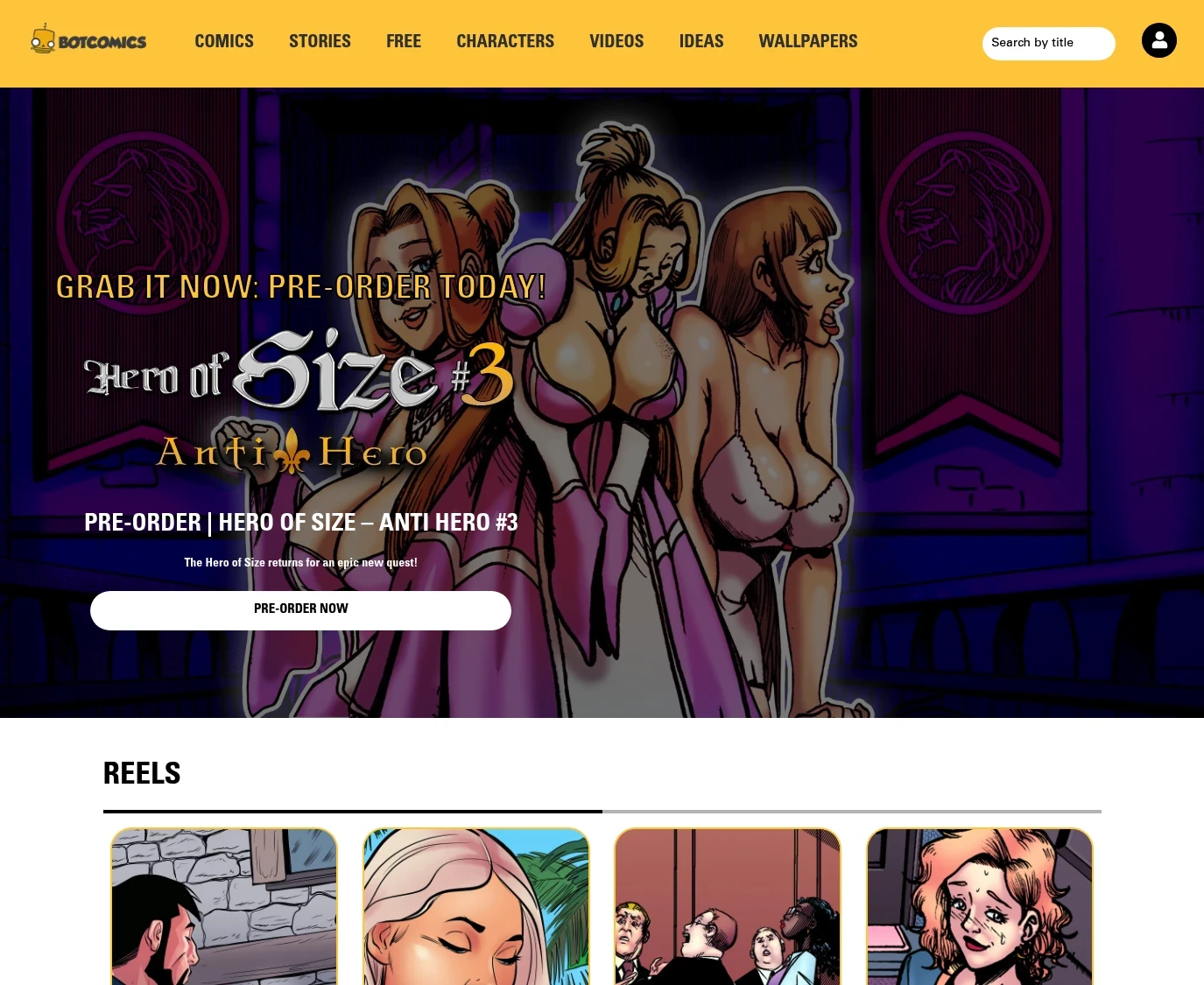 Review screenshot botcomics.com