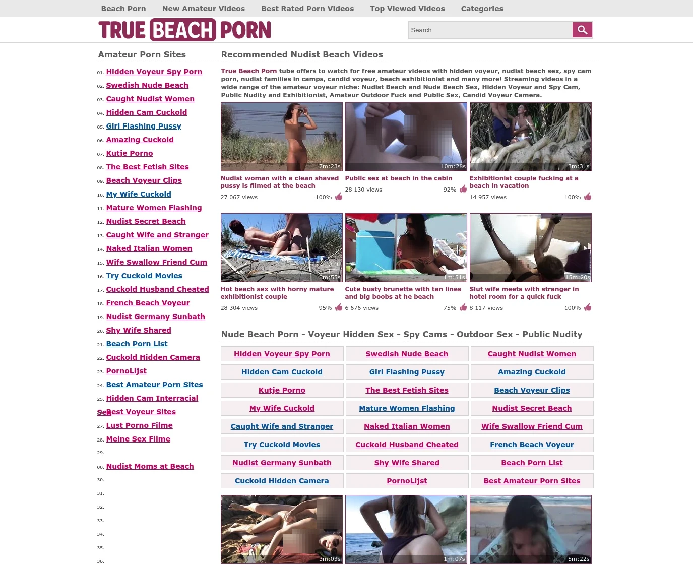 True Beach Porn
