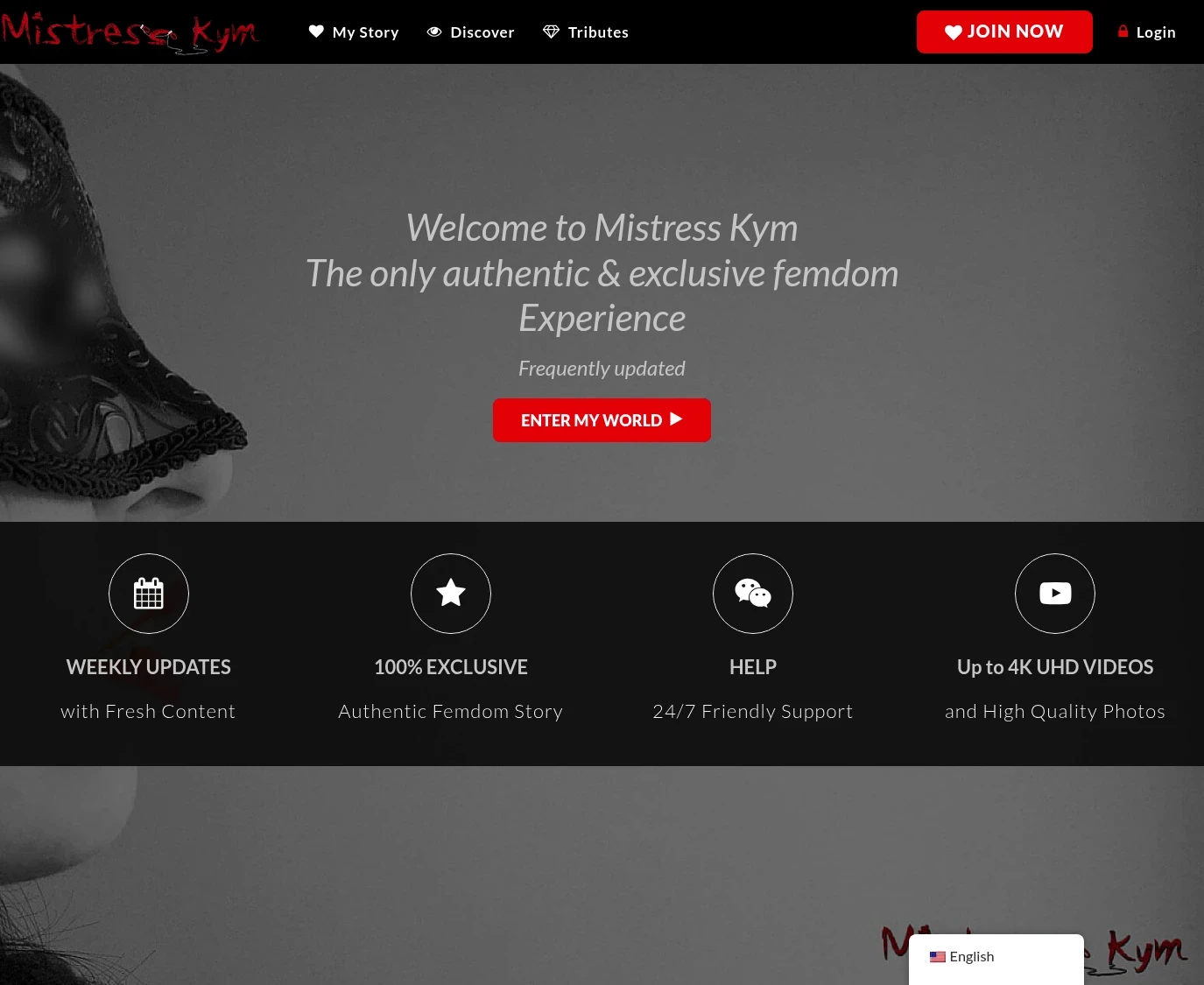Review screenshot Mistresskym.com