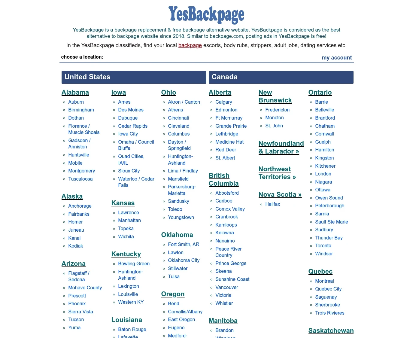 Yesbackpage