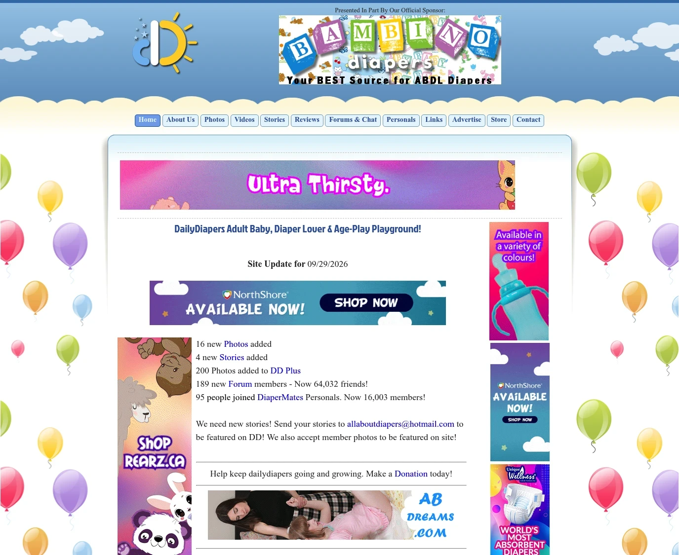 Screenshot from dailydiapers.com for review purposes Review screenshot dailydiapers.com