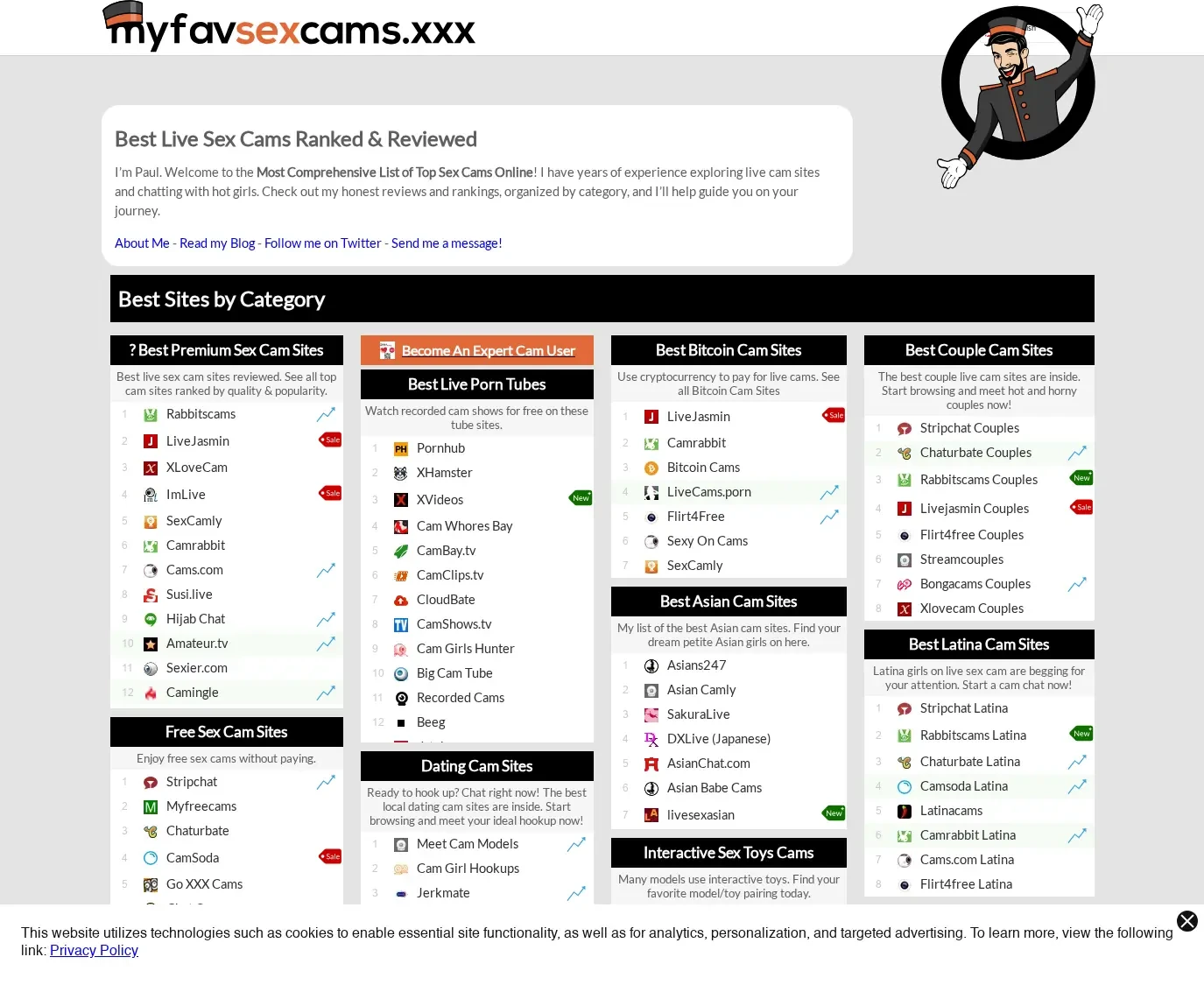 Screenshot from Myfavsexcams.xxx for review purposes Review screenshot Myfavsexcams.xxx