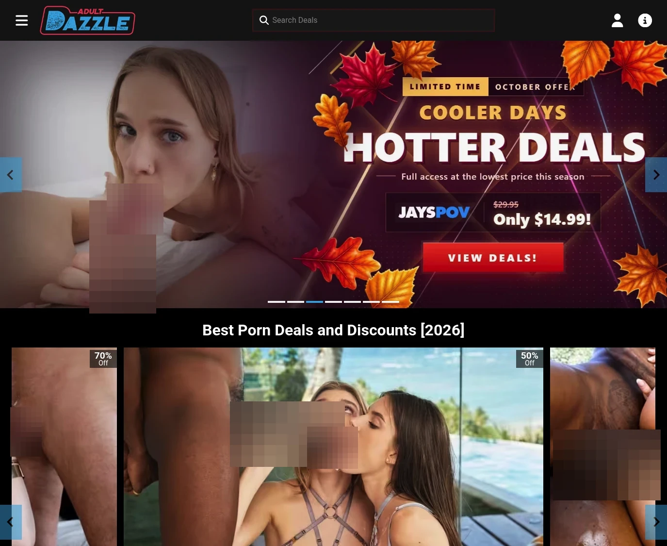Screenshot from Adultdazzle.com for review purposes Review screenshot Adultdazzle.com
