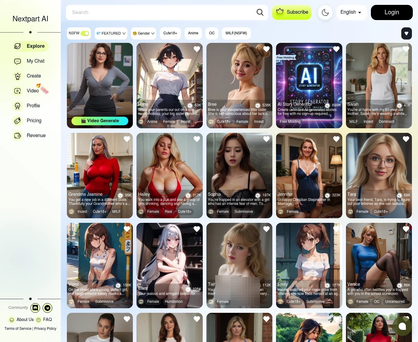 Screenshot from Nextpart.ai for review purposes Review screenshot Nextpart.ai