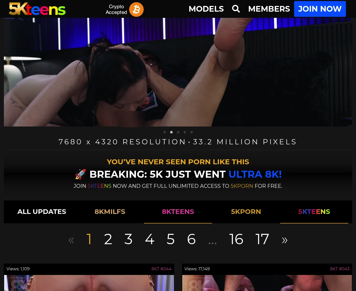 Review screenshot 5kteens.com