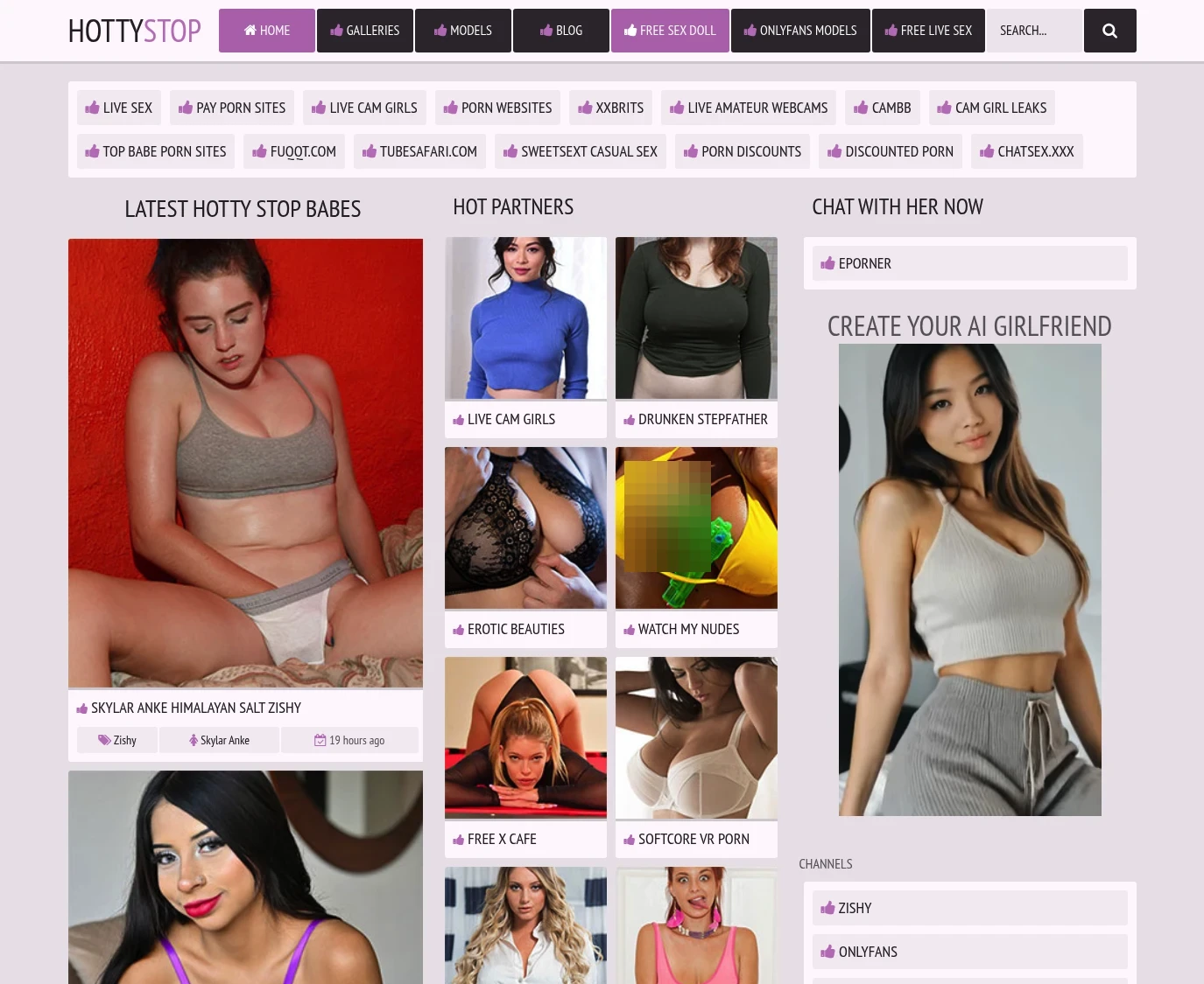 Review screenshot hottystop.com