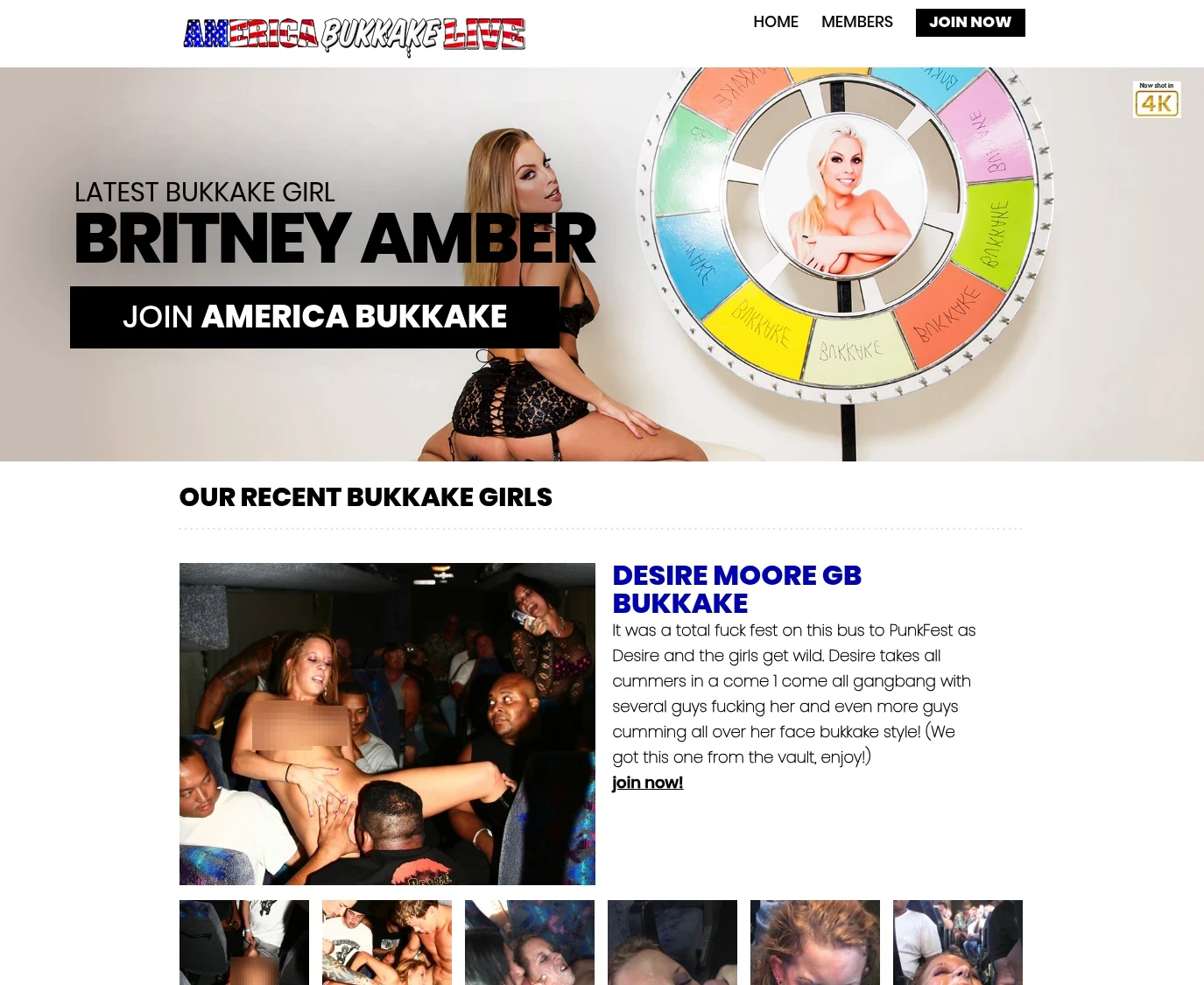 America Bukkake Live