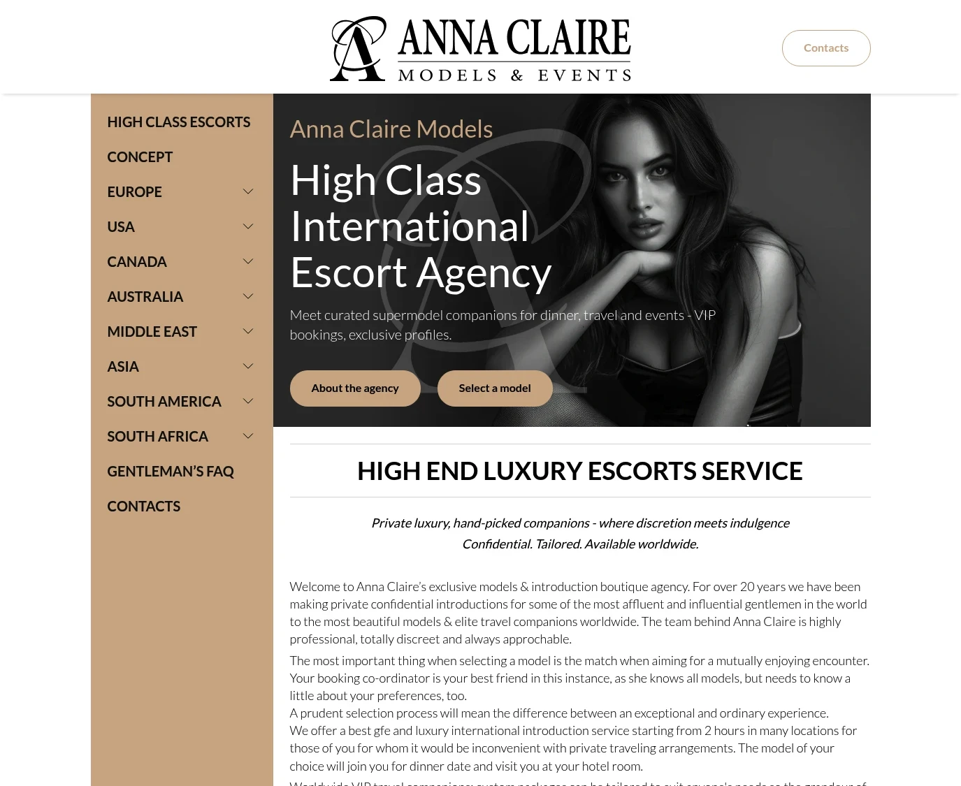 Anna Claire Escorts