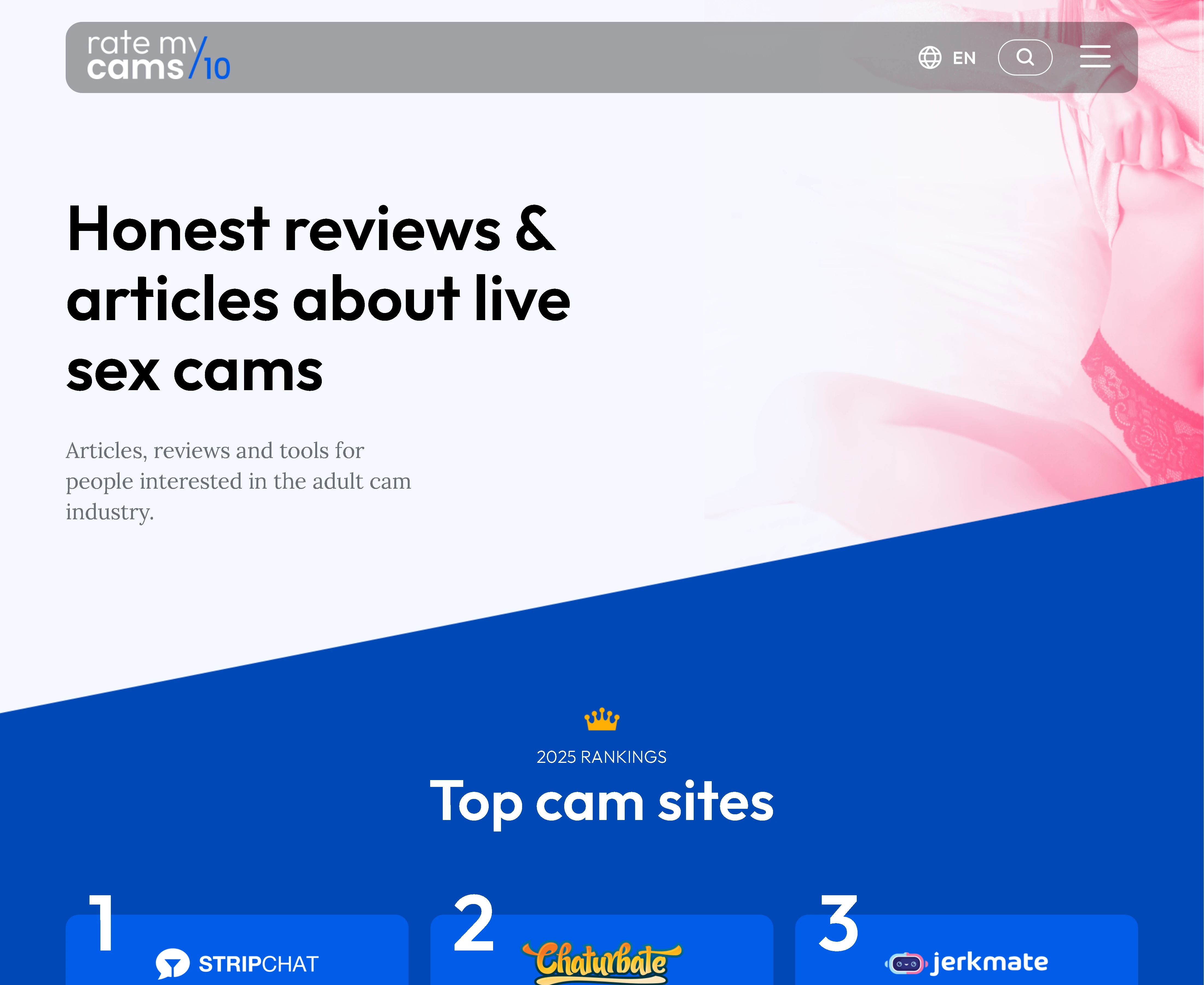 Review screenshot ratemycams.com