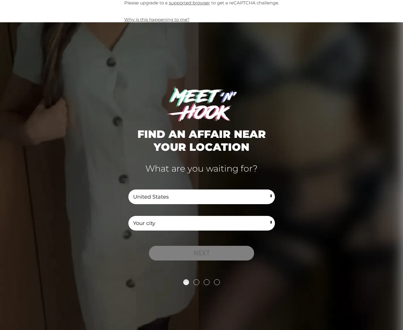 Screenshot from Meet-n-hook.com for review purposes Review screenshot Meet-n-hook.com