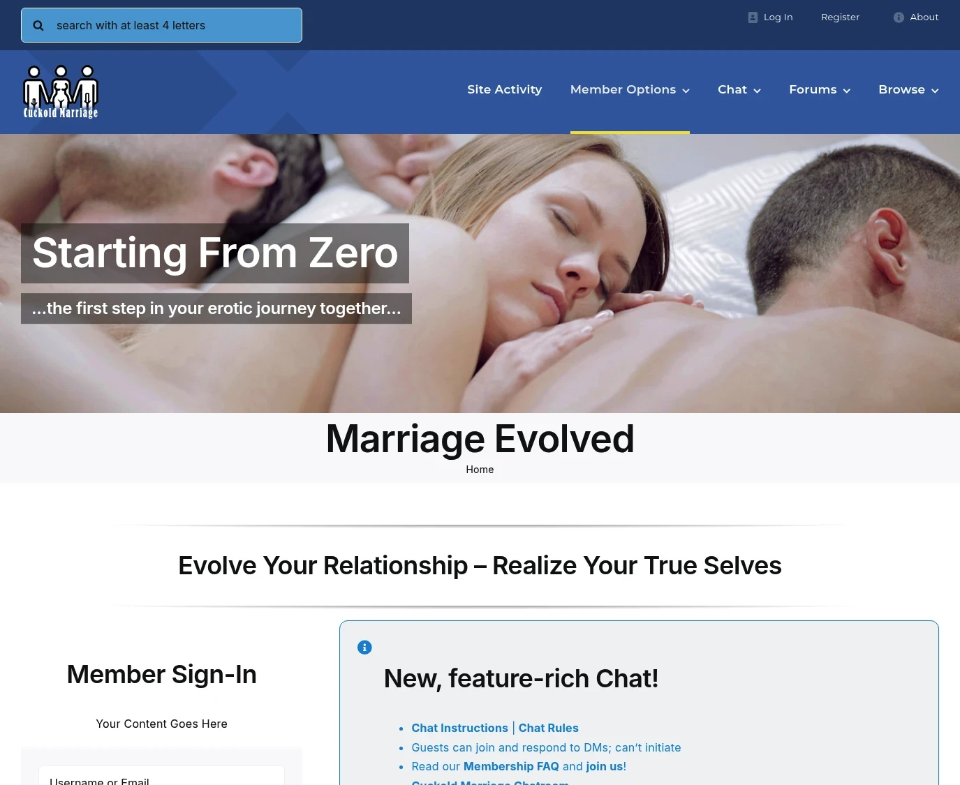 Review screenshot cuckoldmarriage.info