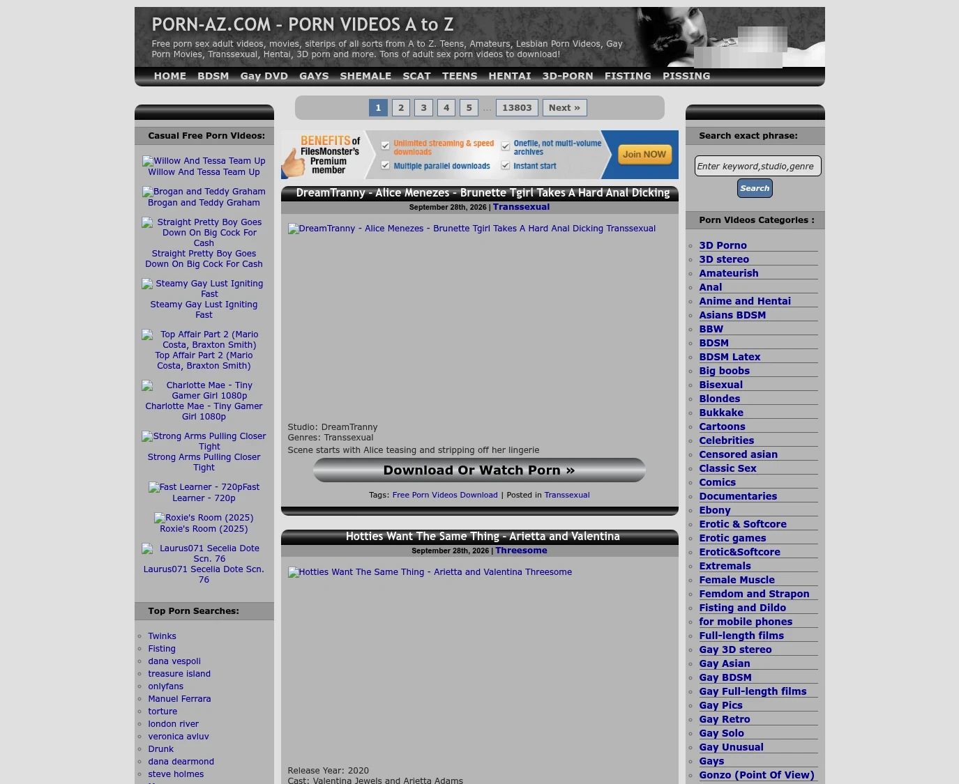 Review screenshot porn-az.com