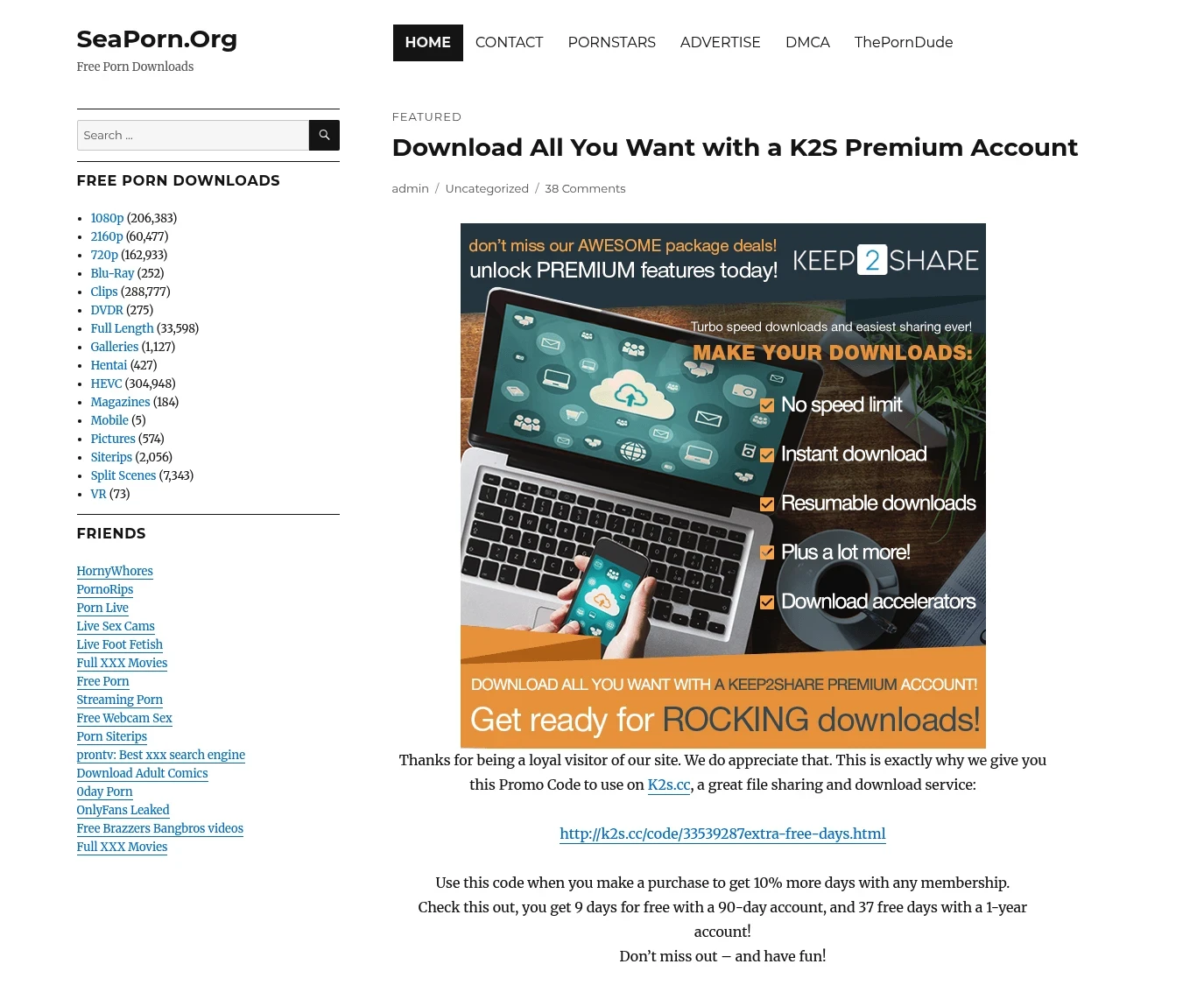 Screenshot from seaporn.com for review purposes Review screenshot seaporn.com