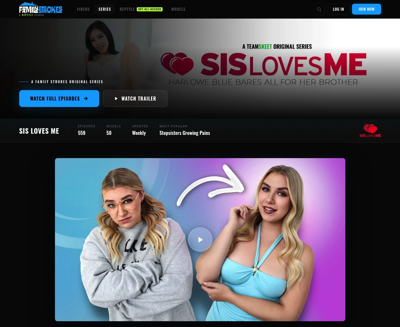 Screenshot from sislovesme.com for review purposes Review screenshot sislovesme.com