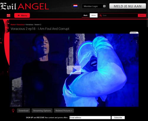 Review screenshot evilangel.com