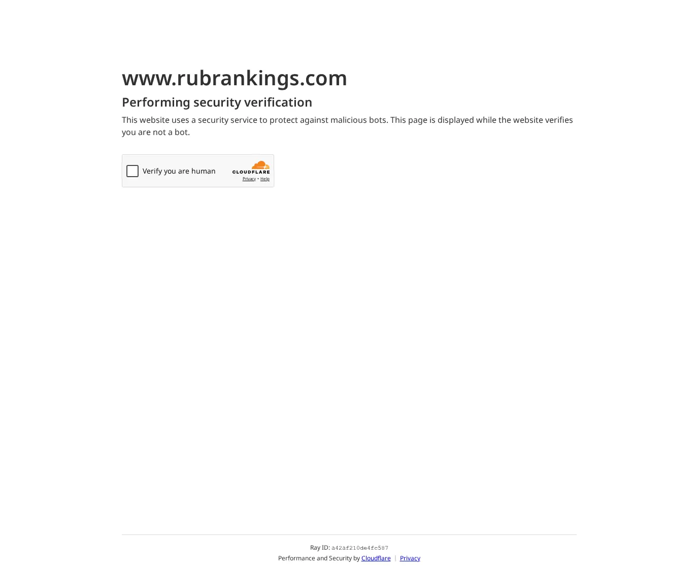 RubRankings