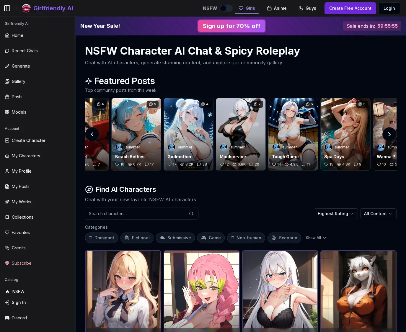 Review screenshot Girlfriendly.ai