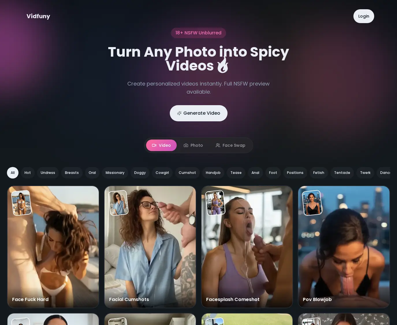 Review screenshot Vidfuny.com