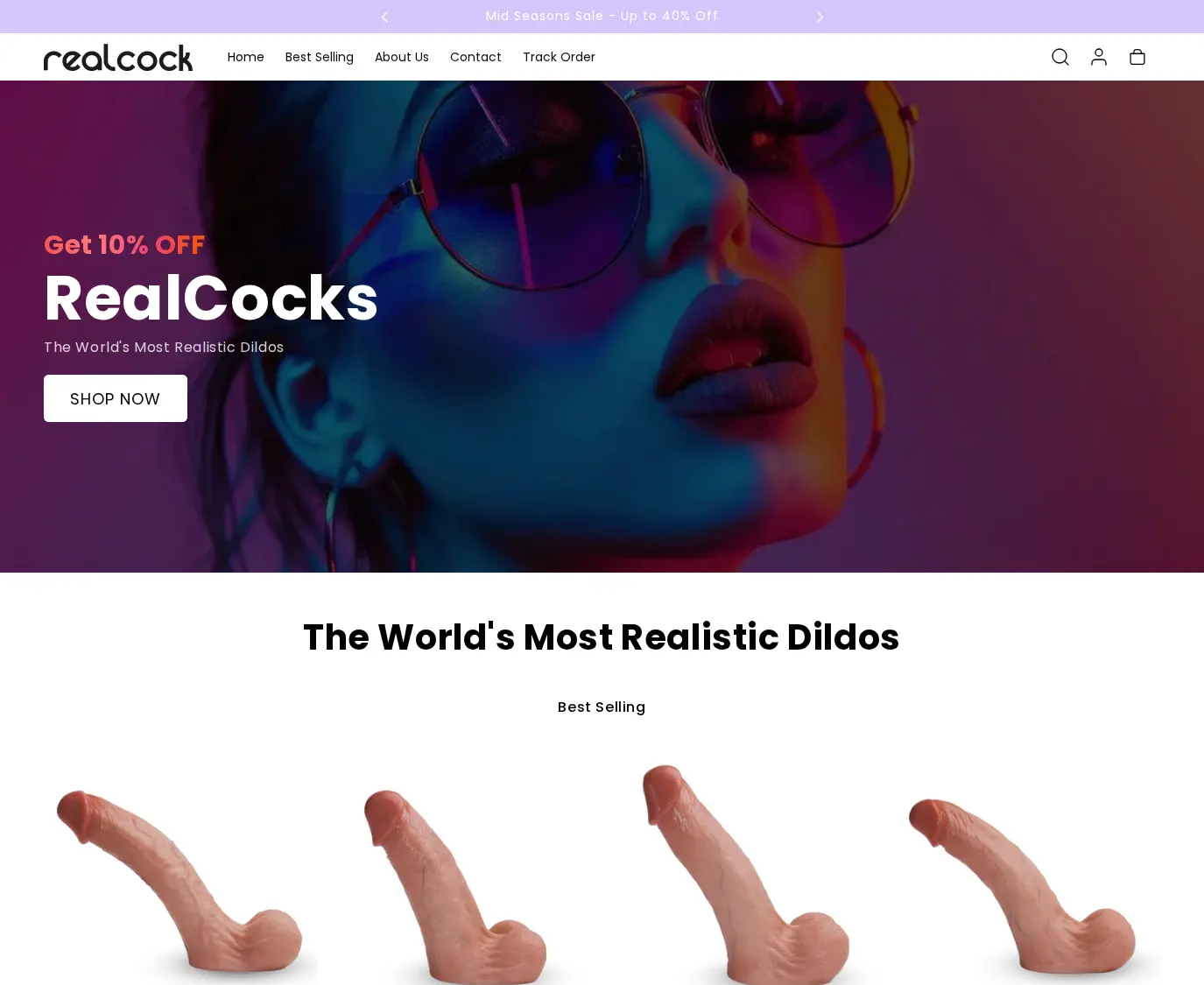 Review screenshot Realcock.us