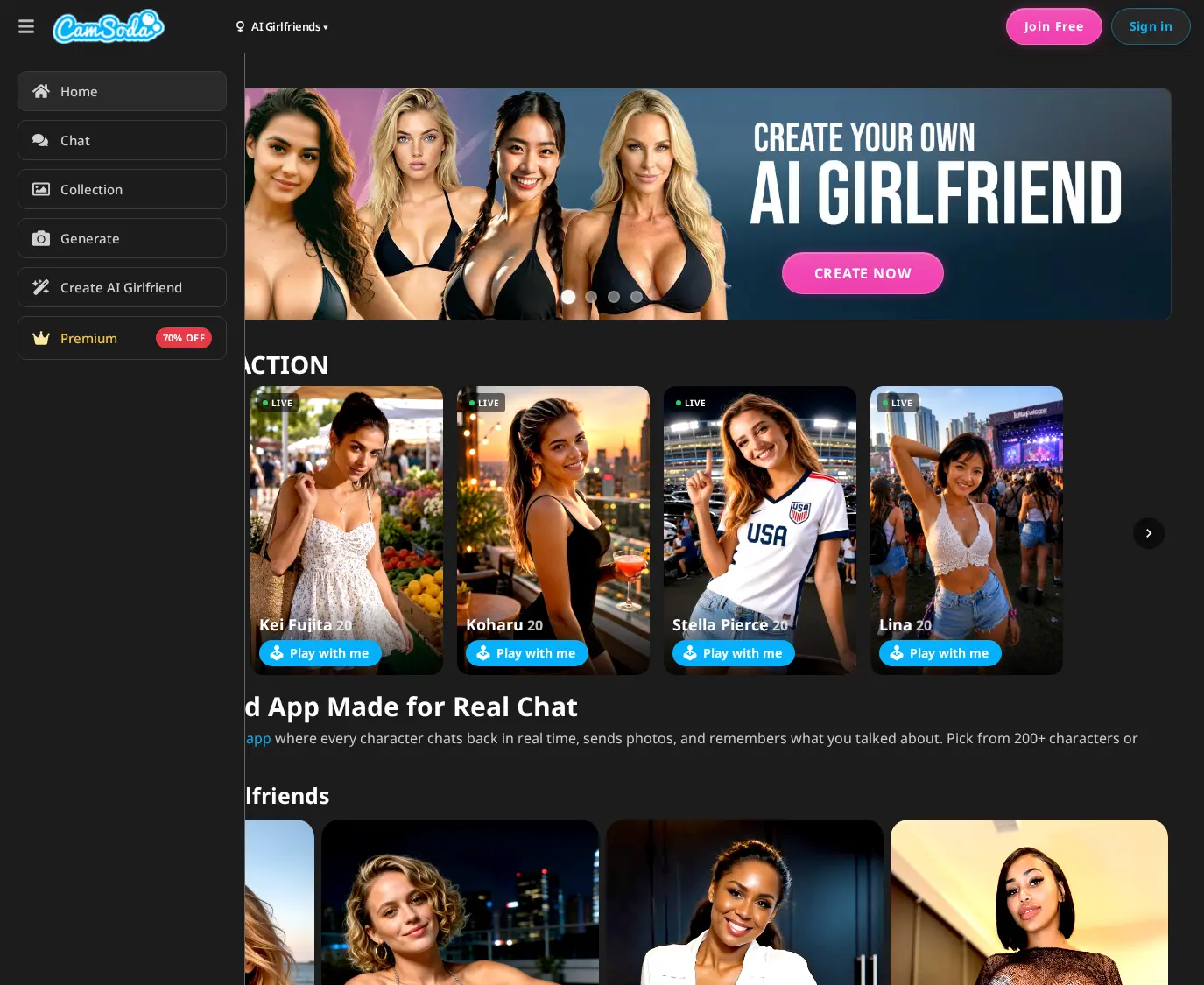 Screenshot from camsoda.ai for review purposes Review screenshot camsoda.ai