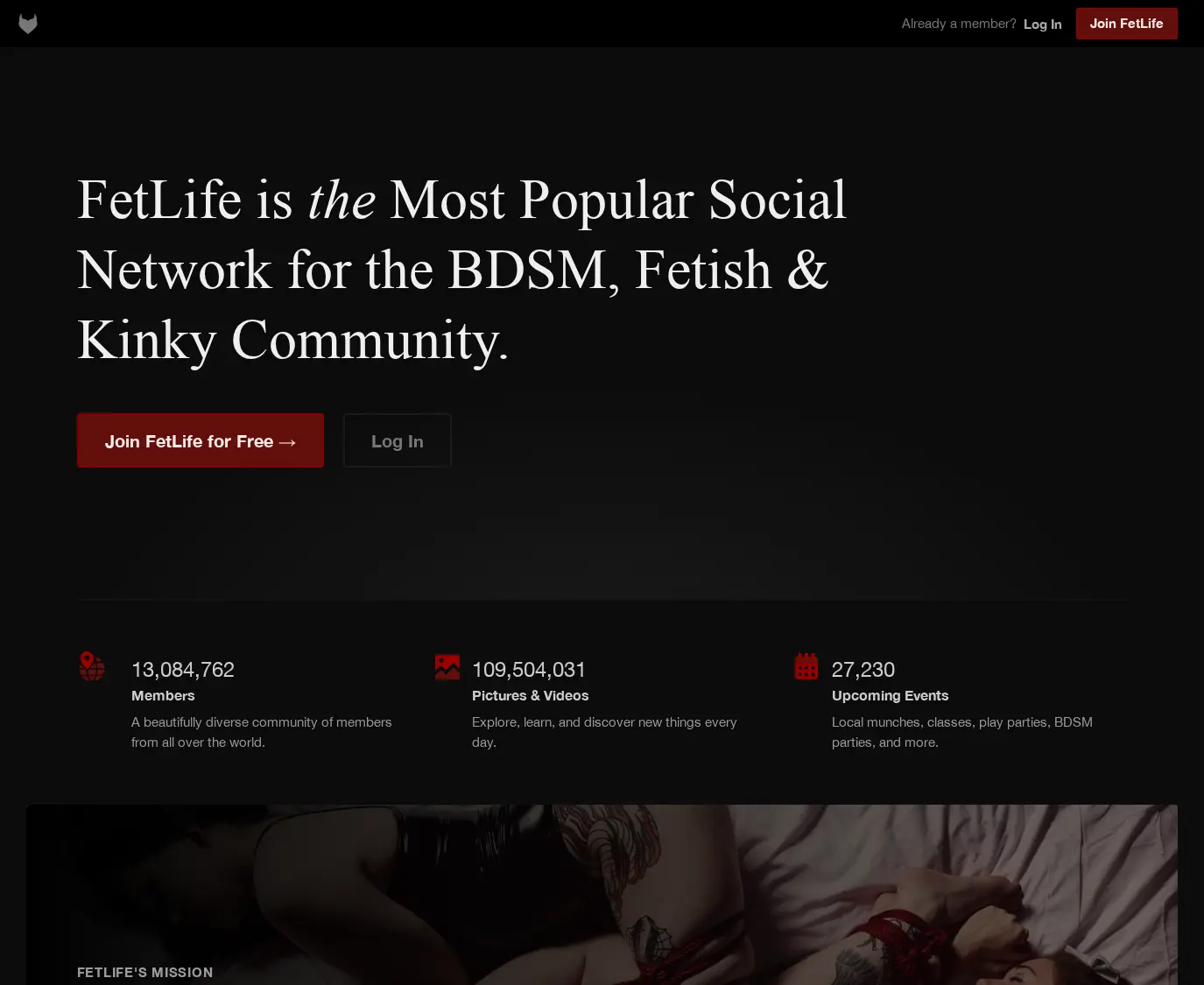 Screenshot from fetlife.com for review purposes Review screenshot fetlife.com
